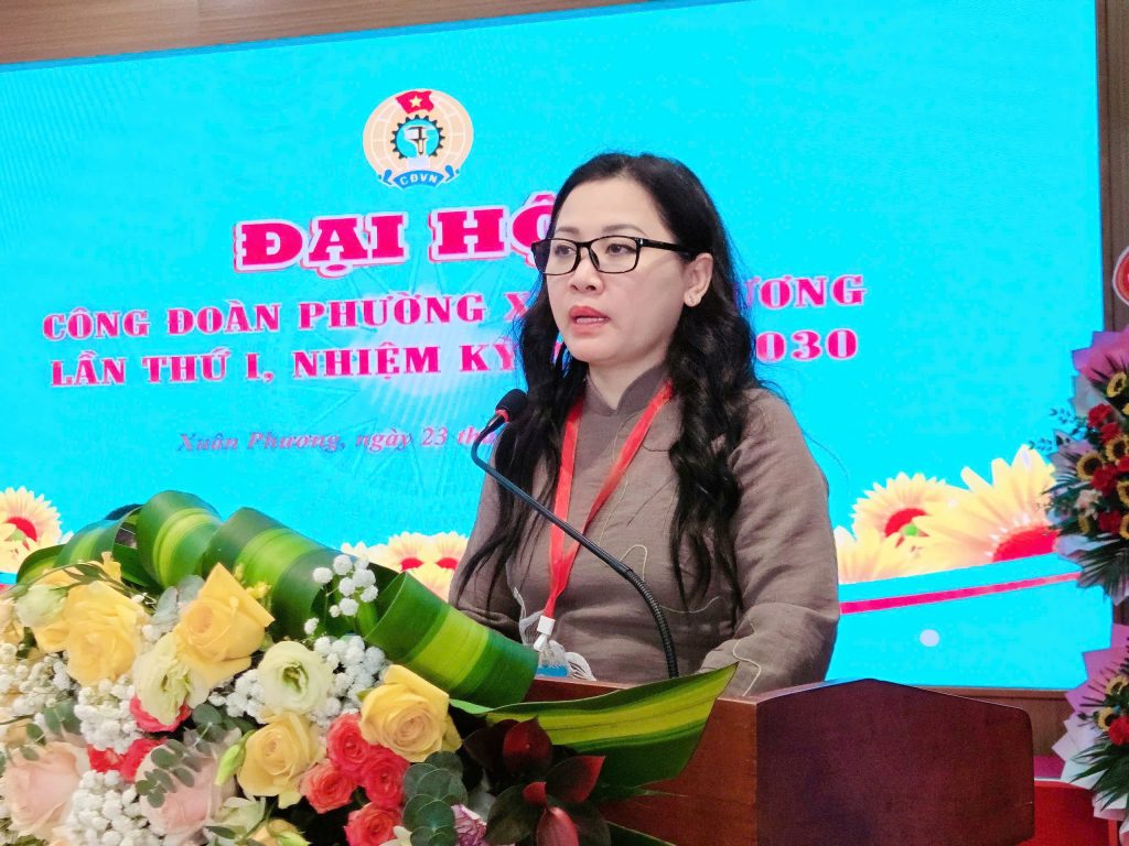 Công đoàn Hồng Bàng tham dự Đại hội Công đoàn Phường Xuân Phương lần thứ I