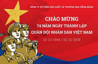 Hồng Bàng chúc mừng Ngày Quân đội nhân dân Việt Nam